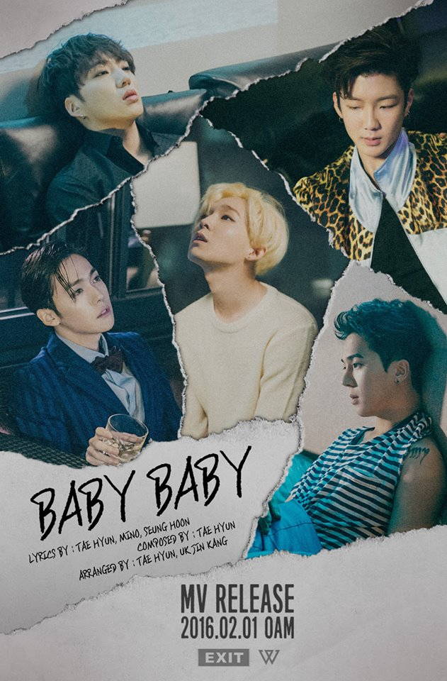 WINNER 《BABY BABY》海報 WINNER 《BABY BABY》海報