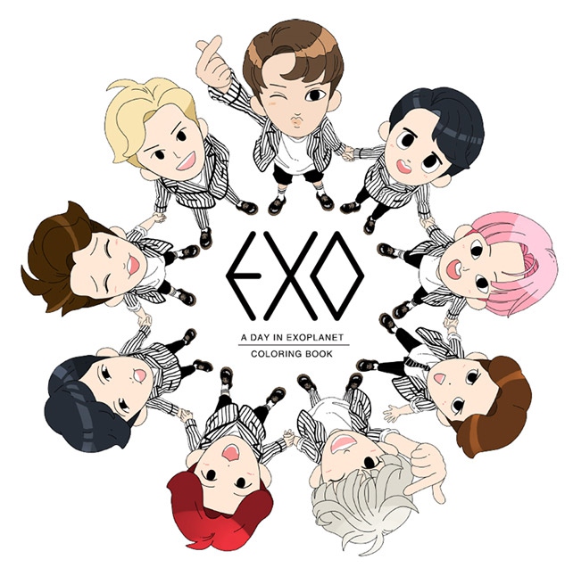 EXO 著色書 