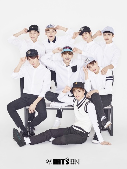 EXO《Hat's On》代言照