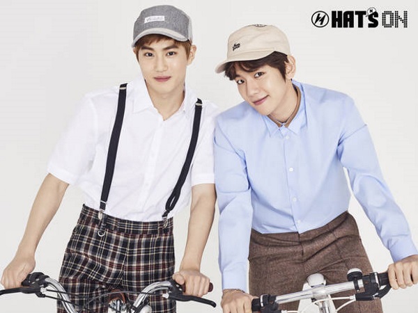 Su Ho、伯賢《Hat's On》代言照