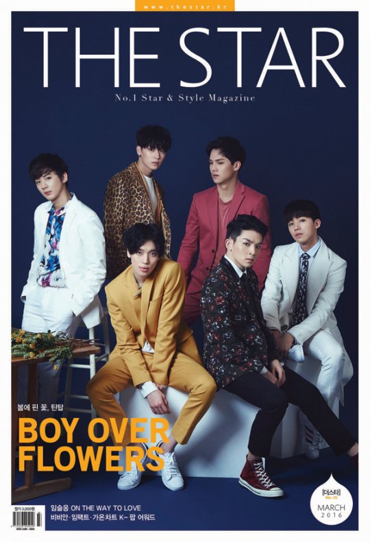 TEEN TOP《THE STAR》封面 TEEN TOP《THE STAR》封面