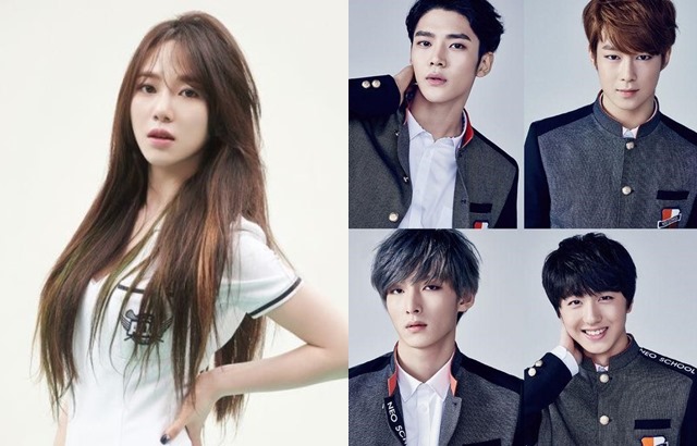 珉娥、RO WOON、DA WON、CHA NI 與 JU HO 珉娥、RO WOON、DA WON、CHA NI 與 JU HO