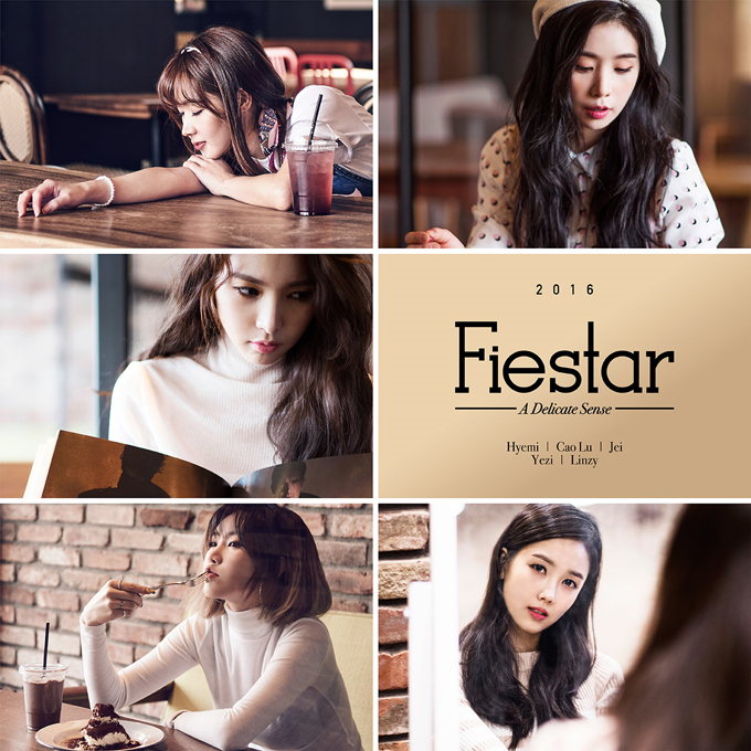 FIESTAR《A Delicate Sense》封面照 FIESTAR《A Delicate Sense》封面照