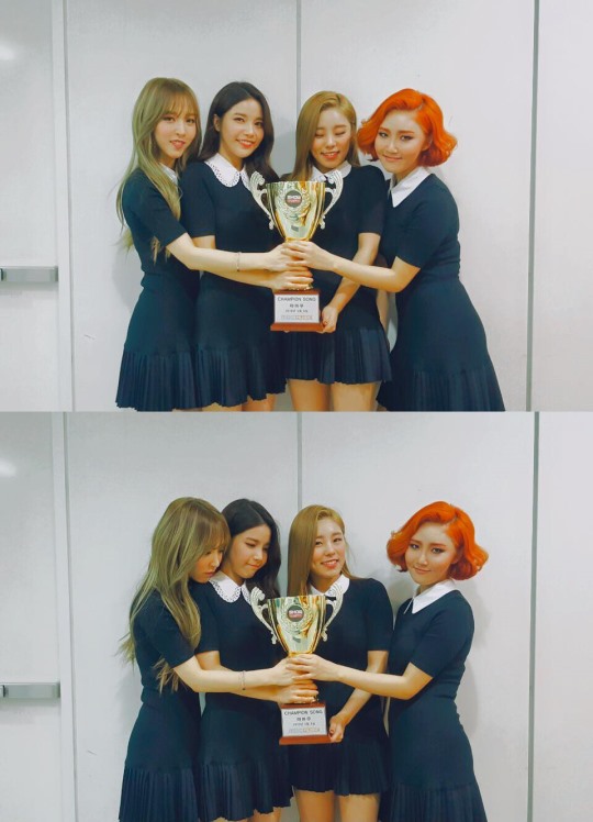MAMAMOO《Show Champion》一位 MAMAMOO《Show Champion》一位