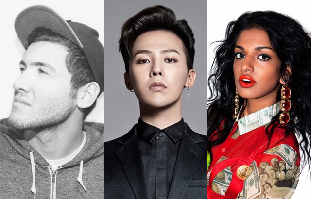Baauer、G-Dragon、M.I.A