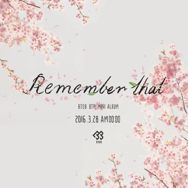 BTOB 迷你八輯《Remember that》 BTOB 迷你八輯《Remember that》