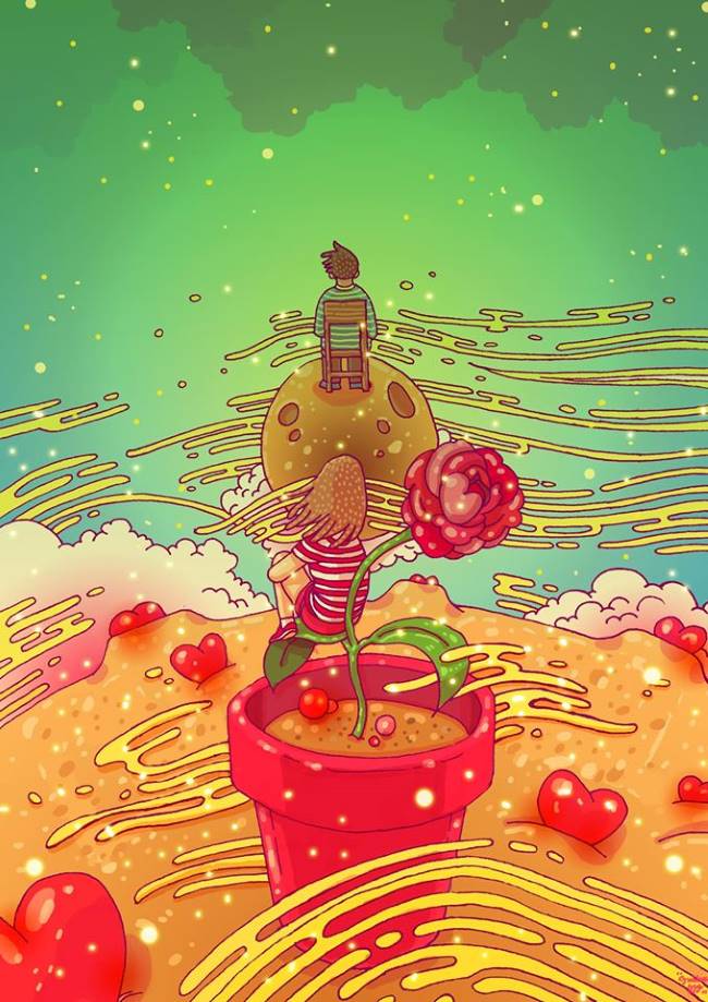 Oh My Girl《B612》曲目插畫 Oh My Girl《B612》曲目插畫