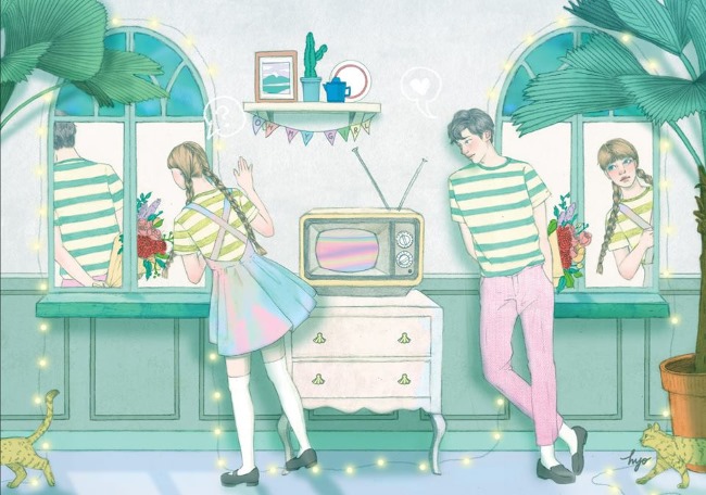 Oh My Girl《I FOUND LOVE》曲目插畫 Oh My Girl《I FOUND LOVE》曲目插畫
