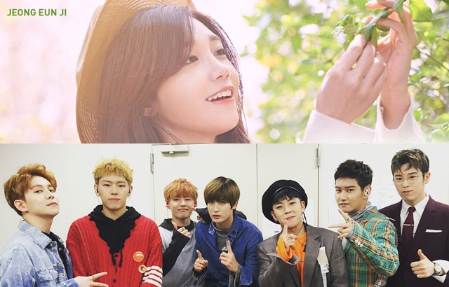 恩地、Block B @縮圖 (來源：Apink、Block B @FB)