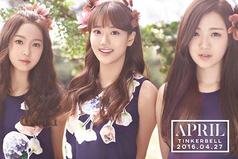 睿娜、NA EUN、珍率《Tinker Bell》概念照