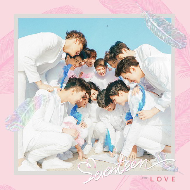 SEVENTEEN《LOVE&LETTER》封面照(LOVE 版)(來源：SEVENTEEN@Facebook)