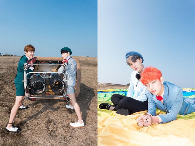 J-hope、智旻、SUGA、V 《花樣年華 Young Forever》概念照 (來源:BTS @FB)