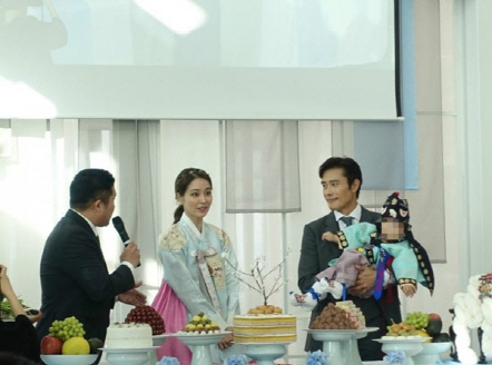 李秉憲、李珉廷兒子周歲宴