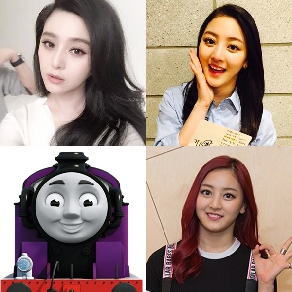 TWICE 認認樂 志效相似照片