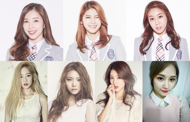 Chae Kyung、Cathy、In Sun、Park Bo Ram、佳恩、知元、Na Rae