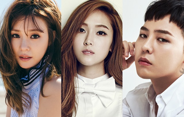 Tiffany、Jessica、G-Dragon