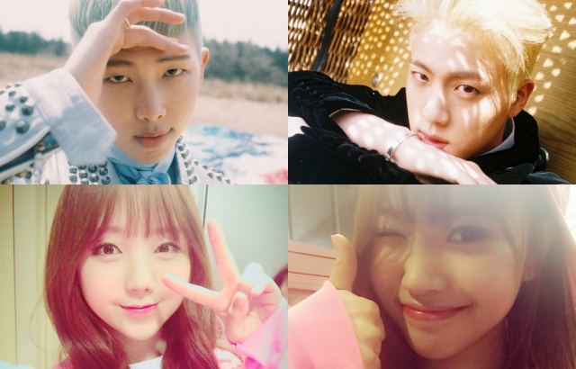 Rap Monster、JIN、Kei、美珠