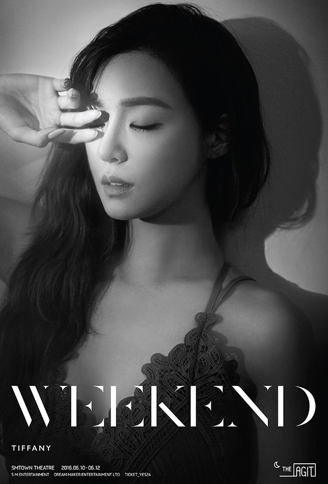 Tiffany《WEEKEND－TIFFANY》演唱會海報(來源：SMTOWN@vyrl)