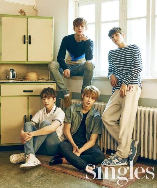 HOSHI、MINGYU、JUN、WONWOO《Singles》畫報