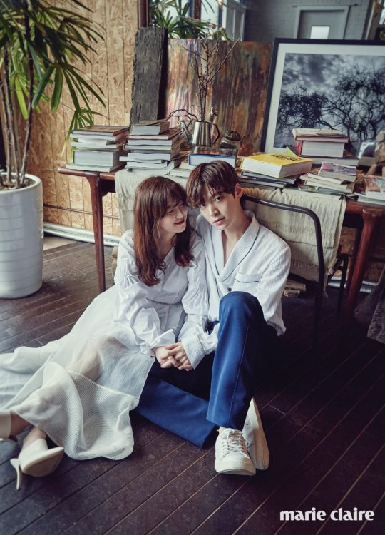 安宰賢、具惠善《Marie Claire》婚紗畫報