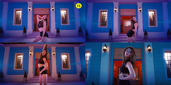 EXID《L.I.E》正花個人預告(來源：影片截圖)