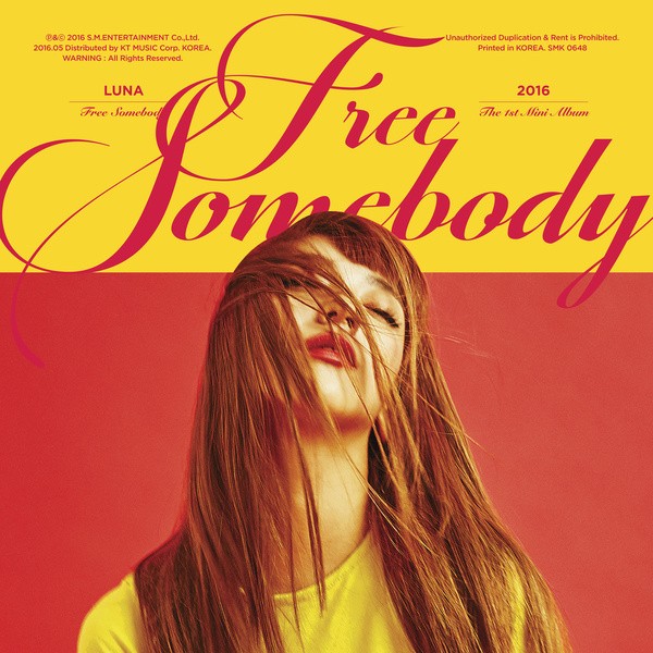 Luna《Free Somebody》封面照(來源：Genie)