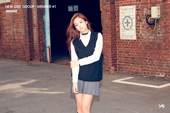 YG 新女團成員：Jennie(來源：YG@Facebook)