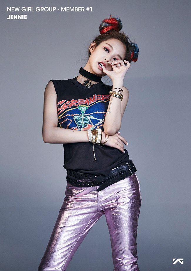 YG 新女團成員：Jennie(來源：YG@Facebook)