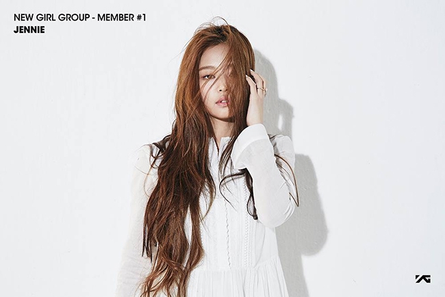 YG 新女團成員：Jennie(來源：YG@Facebook)