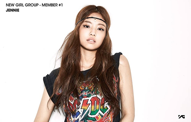 YG 新女團成員：Jennie(來源：YG@Facebook)