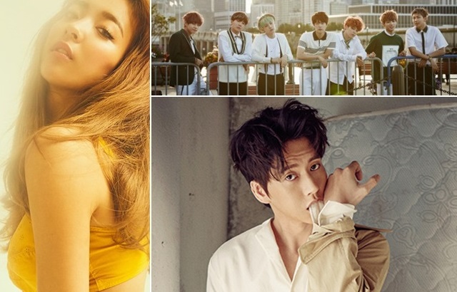 Luna、BTS 防彈少年團、朴海鎮