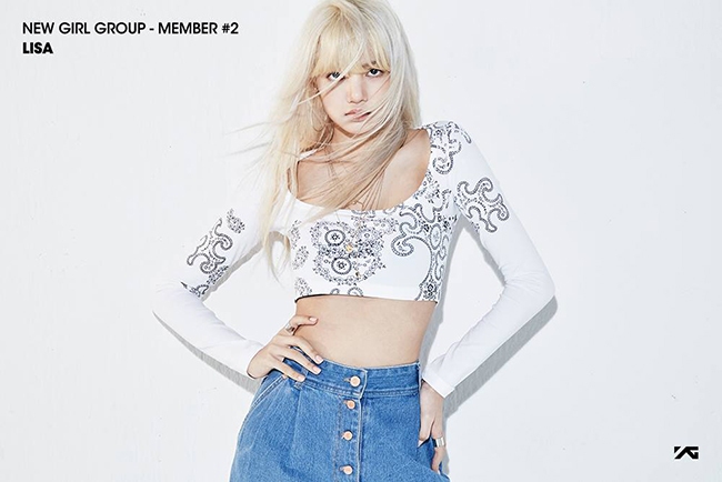 YG 新女團成員:LISA(來源:YG Entertainment@Facebook)