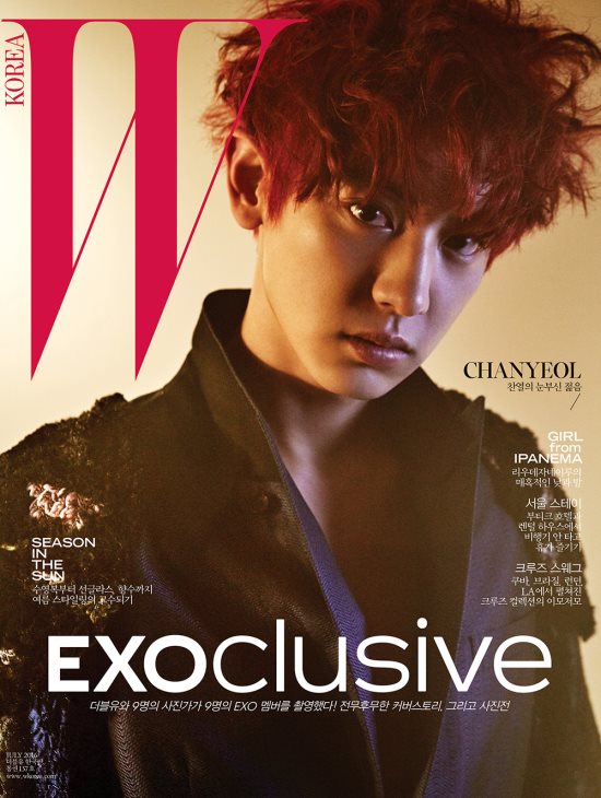 Chan Yeol《W Korea》封面