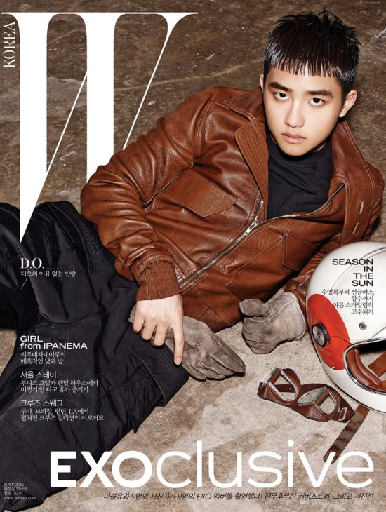D.O.《W Korea》封面