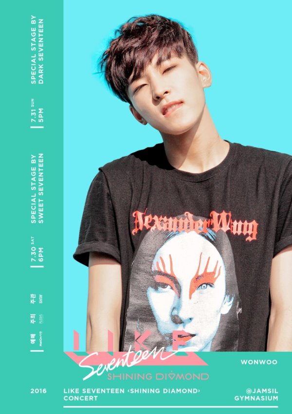 WONWOO 演唱會海報
