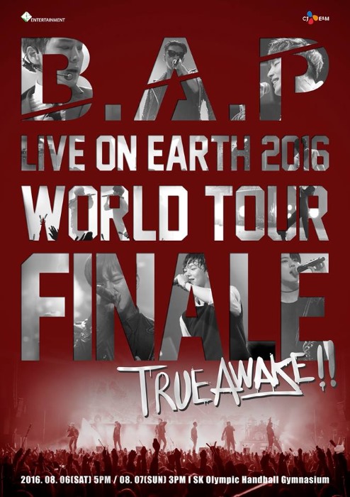 B.A.P《LIVE ON EARTH: AWAKE》最終場海報