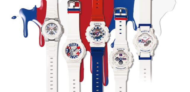 CASIO BABY-G「White Tricolor」