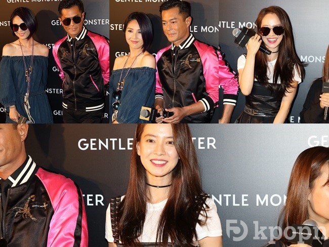 宋智孝、古天樂、楊千嬅出席 GENTLE MONSTER 旗艦店開幕活動