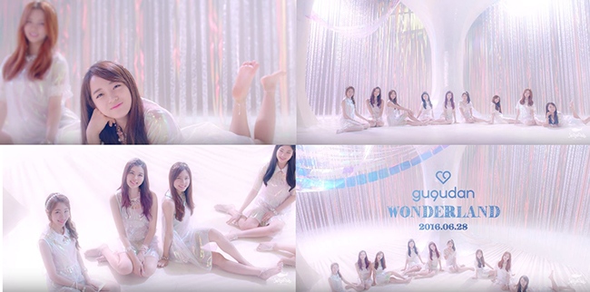 gugudan《Wonderland》預告(來源：影片截圖)