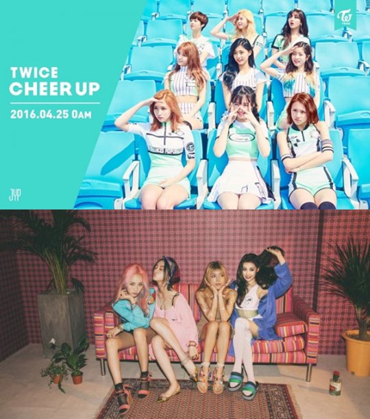 TWICE、Wonder Girls