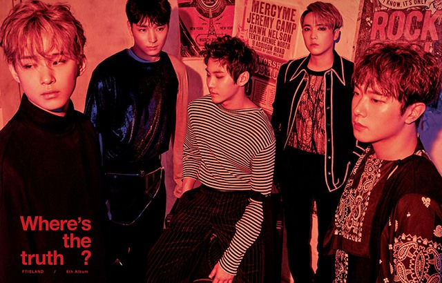 FTIsland《Where&rdquo;s the truth?》概念照(來源：FTIsland@Facebook)