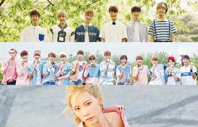 ASTRO、SEVENTEEN、太妍(來源：ASTRO、SEVENTEEN、SMTOWN@Facebook)