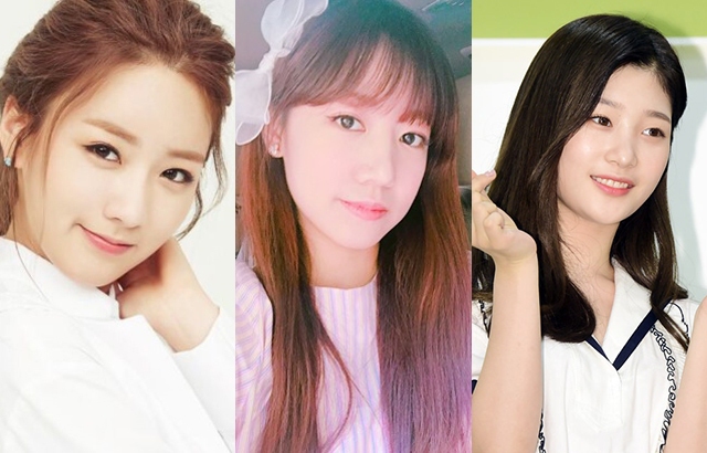 普美、南珠、采妍(來源：Plan A Ent.、A Pink@Facebook、NEWSEN)