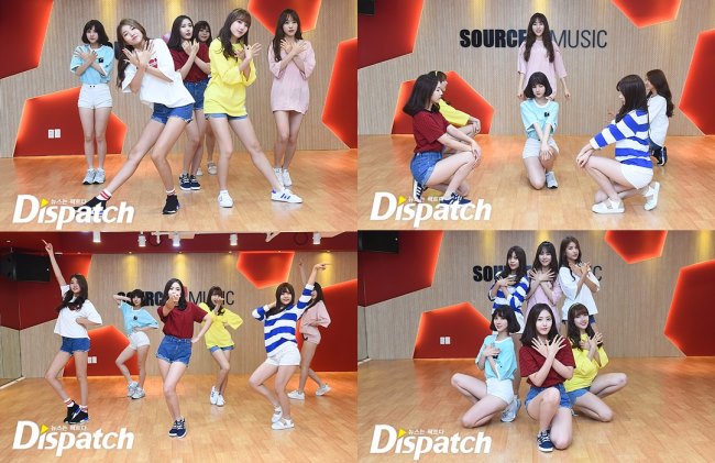 GFRIEND《NAVILLERA》舞蹈練習