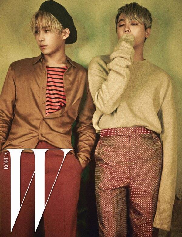 在真、洪基《W Korea》畫報