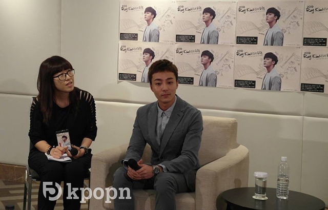 Roy Kim 台灣演唱會前媒體聯訪
