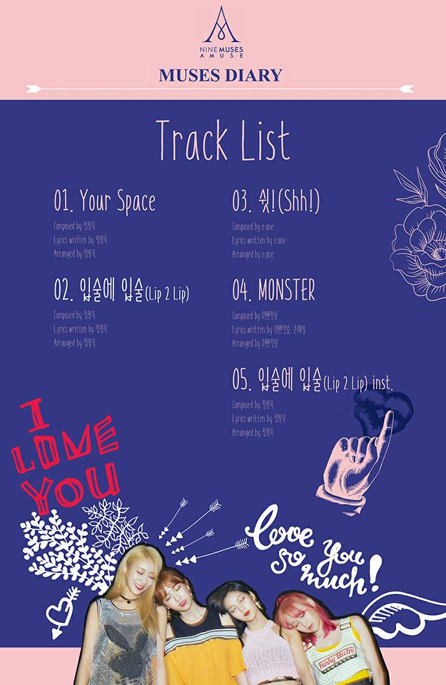9MUSES A《Muses Diary》曲目