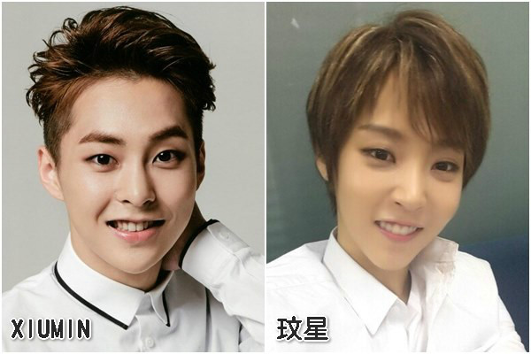 XIUMIN、玟星 (來源：OSEN、MAMAMOO 官方 FB)
