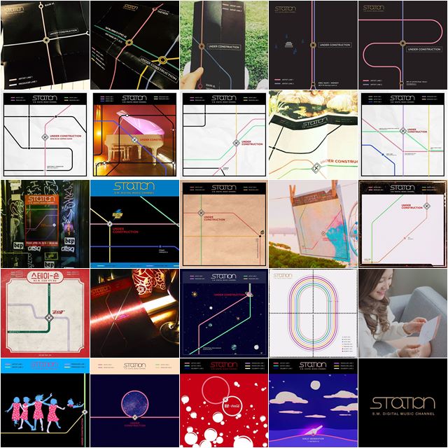 S.M. Ent.「STATION」站點圖