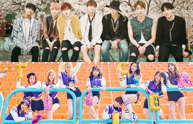 BTS 防彈少年團、TWICE
